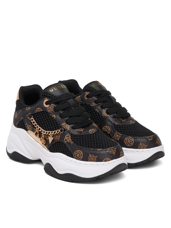 Guess Guess Sneakersy FLPHAR FAL12 Czarny
