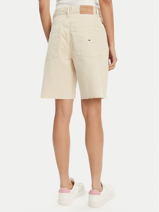 Tommy Jeans Tommy Jeans Bermudy DW0DW21646 Beżowy Regular Fit