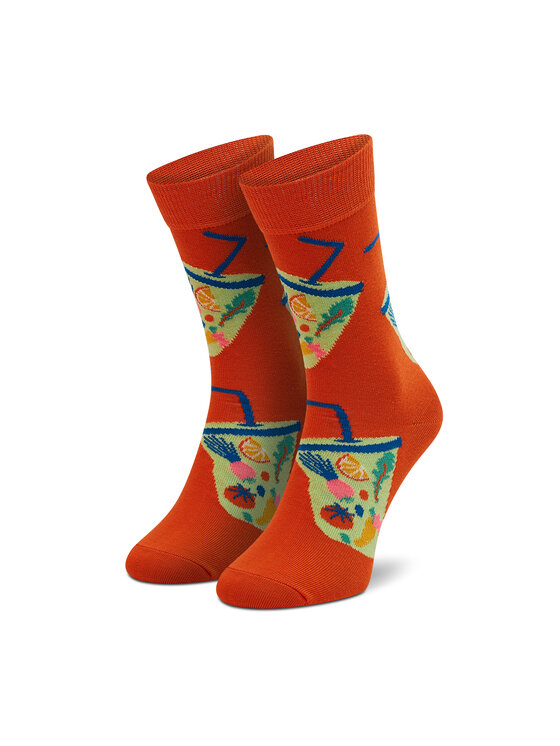 Șosete Înalte Unisex Happy Socks SMO01-4300 Portocaliu