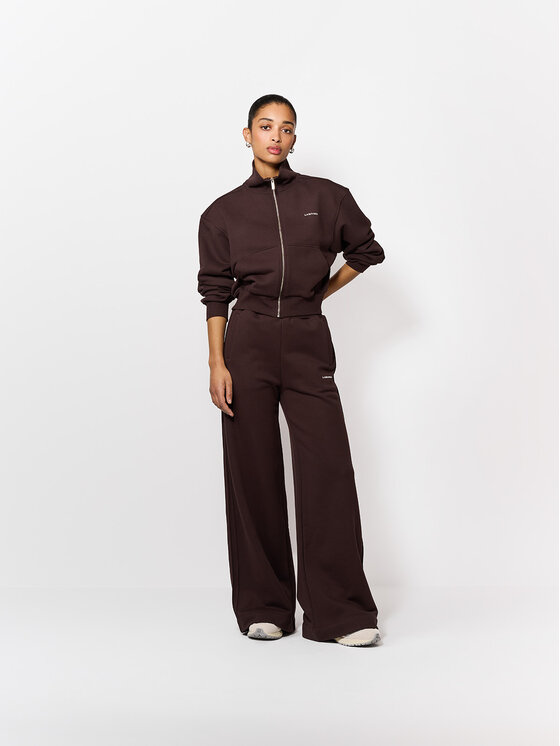 La Mania La Mania Bluza PIN Brązowy Basic Fit