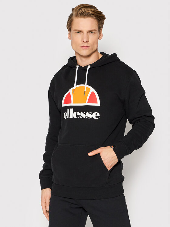 Ellesse Džemperis ar kapuci Dahryl SXG12737 Melns Regular Fit