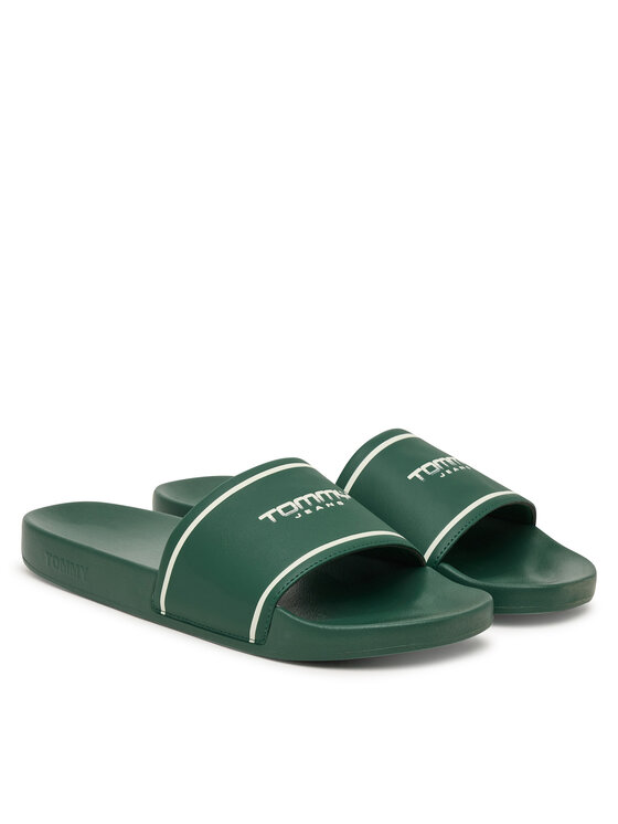 Tommy Jeans Tommy Jeans Şlapi Tjm Summer Sandal 26.2 EM0EM01723 Verde