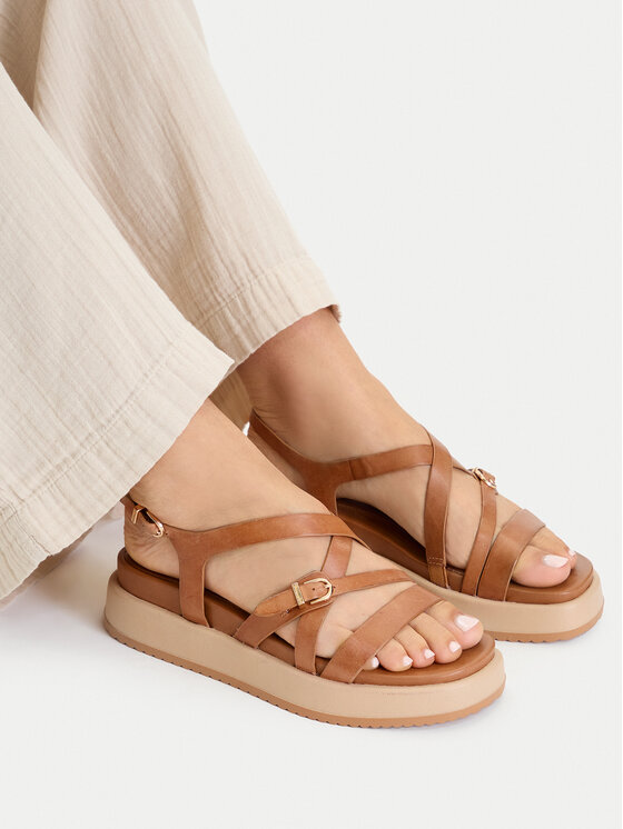 Tamaris Tamaris Sandály 1-28365-46 Hnědá