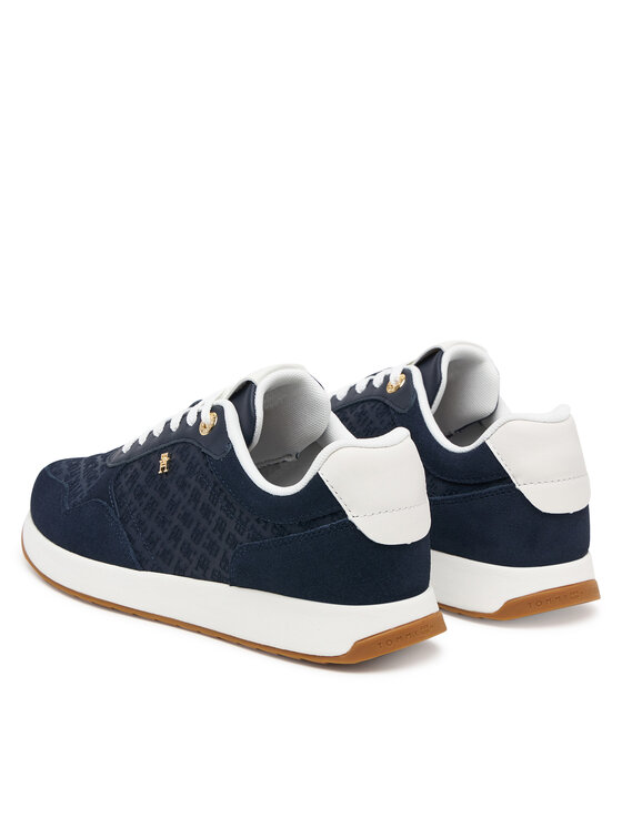 Tommy Hilfiger Tommy Hilfiger Tenisice Th Runner Suede Monogram FW0FW09620 Tamnoplava