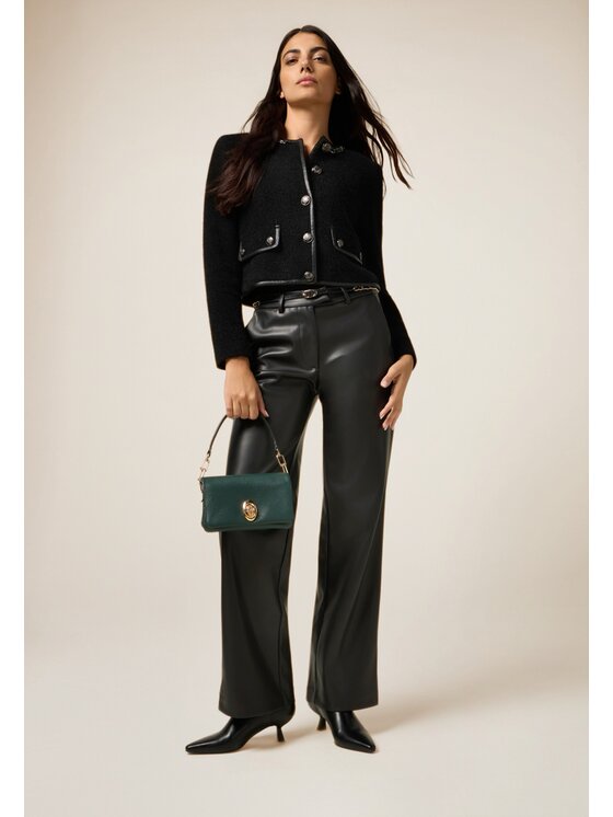 Oltre Oltre Giacca outdoor R171R002236N033 Nero Boxy Fit