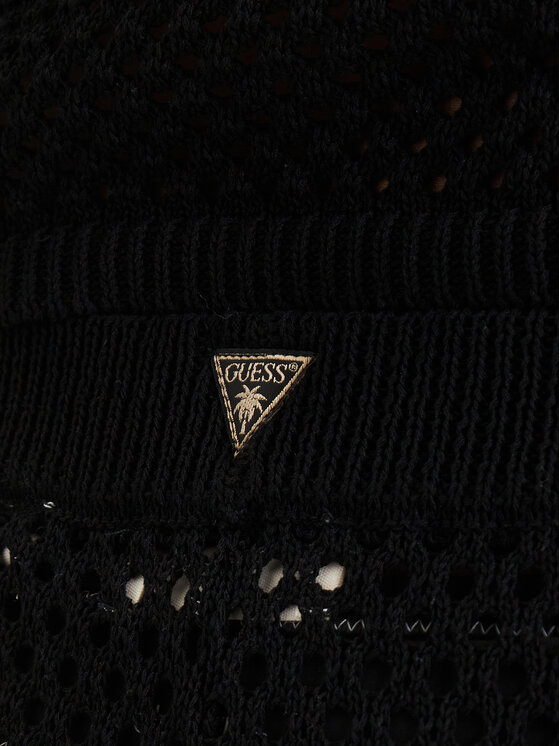 Guess Guess Pantaloni din material E6GB05 Z5632 Negru Regular Fit
