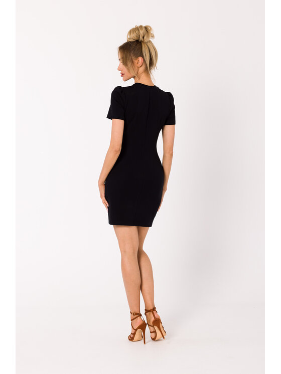 Made of Emotion Made of Emotion Každodenné šaty M731 Čierna Premium Fit