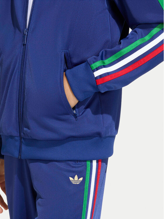 adidas adidas Bluză Firebird KC7052 Bleumarin Loose Fit
