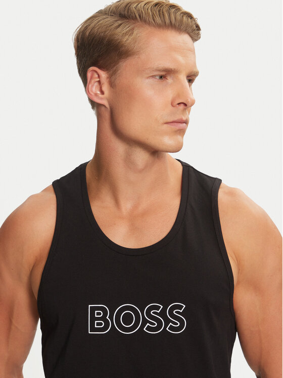 BOSS Boss Tank top 50491711 Crna Regular Fit