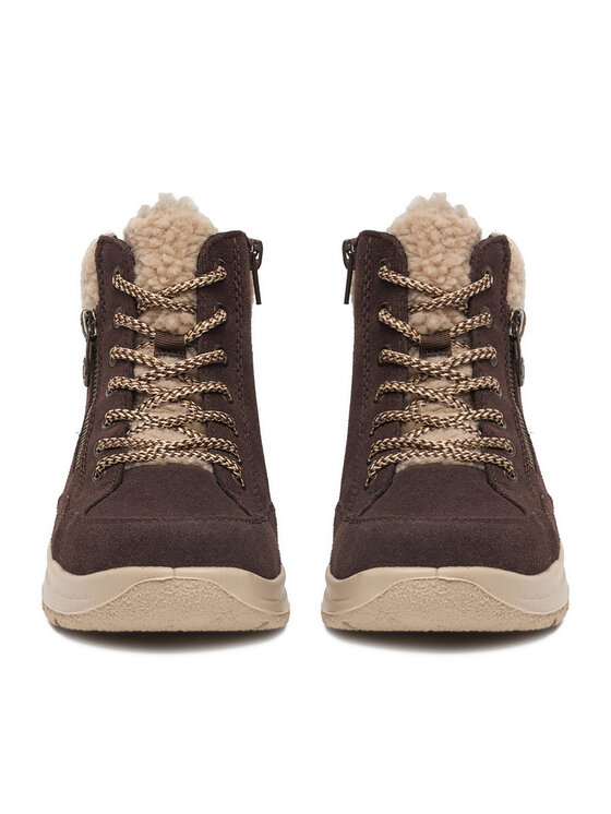 Rieker Rieker Šnurovacia obuv CEO-L7701-25 Tmavo hnedá