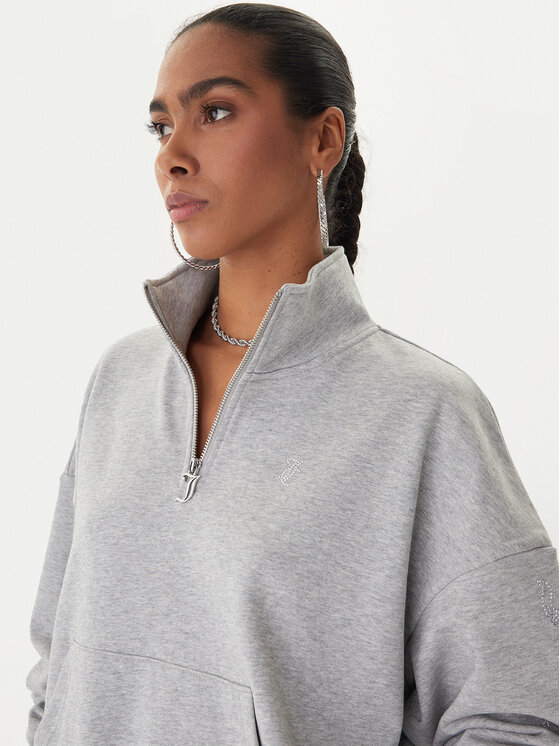 Juicy Couture Juicy Couture Bluză Castella JCWAS225319 Gri Oversize