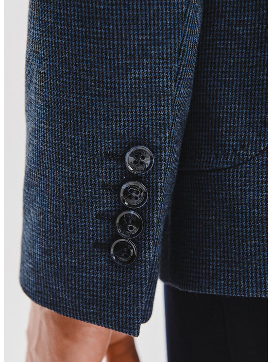 Pako Lorente Pako Lorente Marynarka P25WF-3X-014 Granatowy Slim Fit