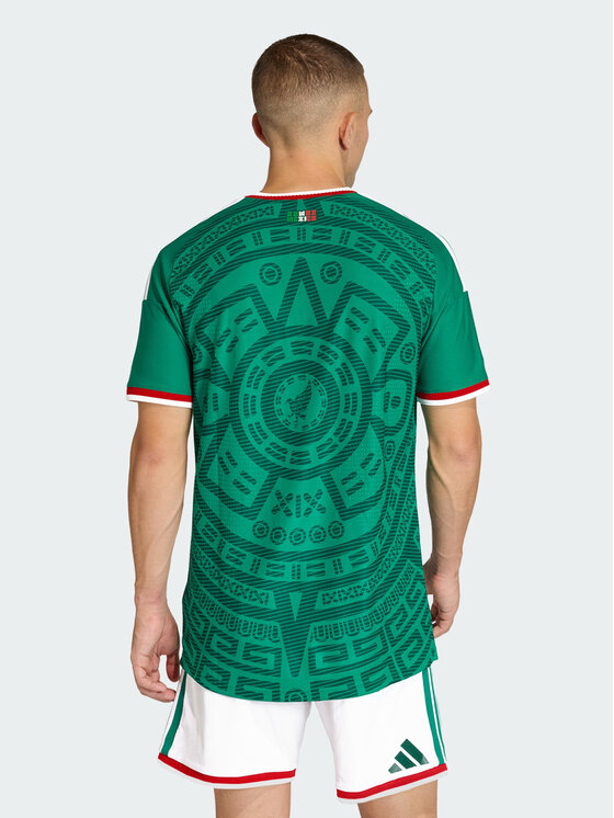 adidas adidas Koszulka techniczna Meksyk Zielony Slim Fit