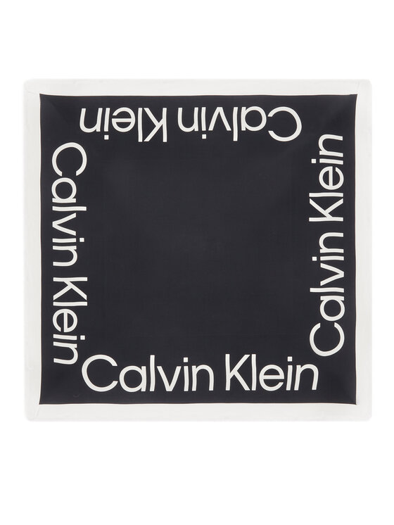 Calvin Klein Calvin Klein Хустка Contrast Logo Jacquard Scarf K60K611739 Чорний