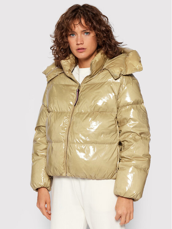 Tommy Hilfiger Tommy Hilfiger Sulejope Glossy WW0WW32803 Beež Regular Fit