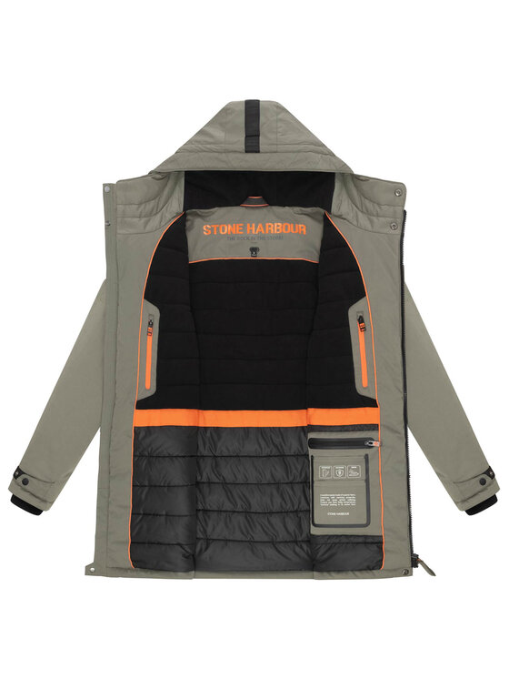 Stone Harbour Stone Harbour Kurtka zimowa Fintaan Zielony Regular Fit