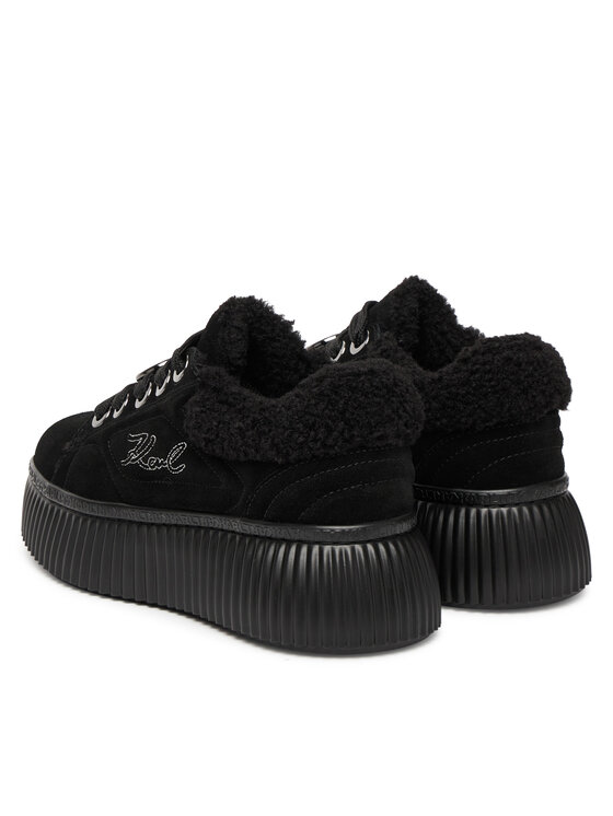 KARL LAGERFELD KARL LAGERFELD Sneakersy Kreeper Lo KL42312 Čierna