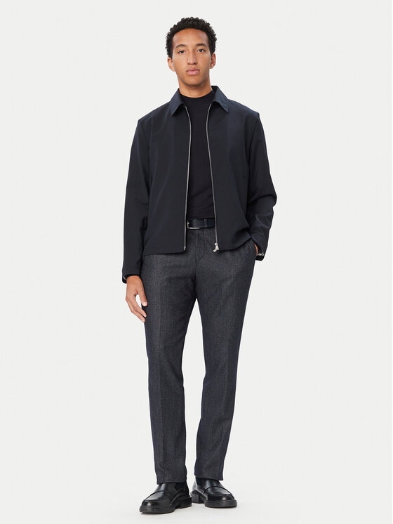 BOSS BOSS Ülikonna püksid 50571984 Tumesinine Slim Fit