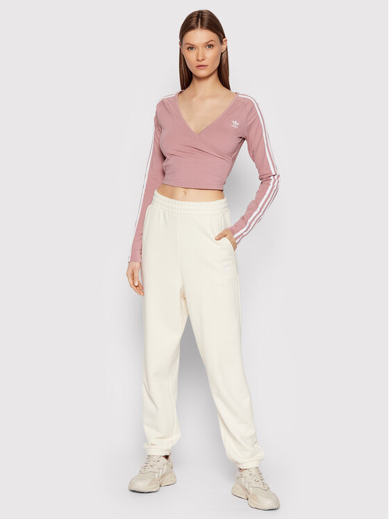 Blusa adicolor Classics HE4957 Rosa Slim Fit