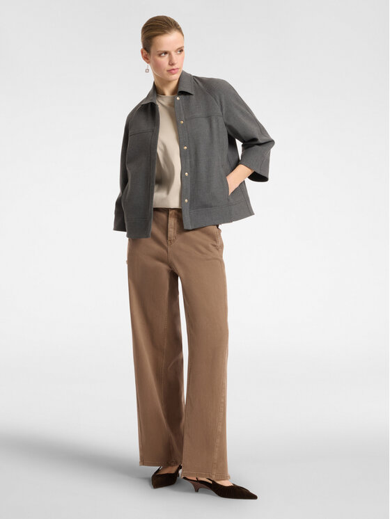 Elena Mirò Elena Mirò Giacca outdoor R045P000078N023 Grigio Boxy Fit