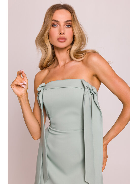 Made of Emotion Made of Emotion Abito da sera M851 Verde Premium Fit