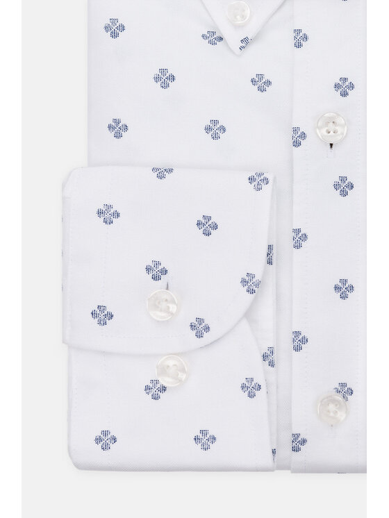 Lancerto Lancerto Koszula Sean KO073122000026 Biały Slim Fit