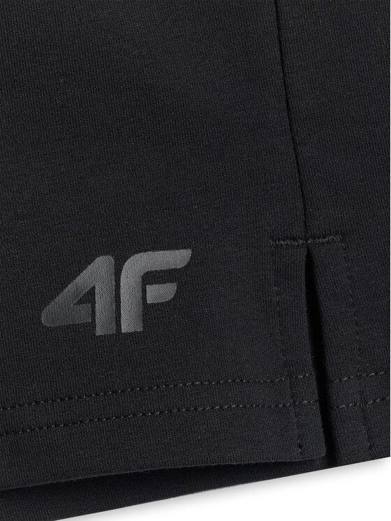 4F 4F Komplet bluzka i szorty sportowe GAME ON Czarny Regular Fit