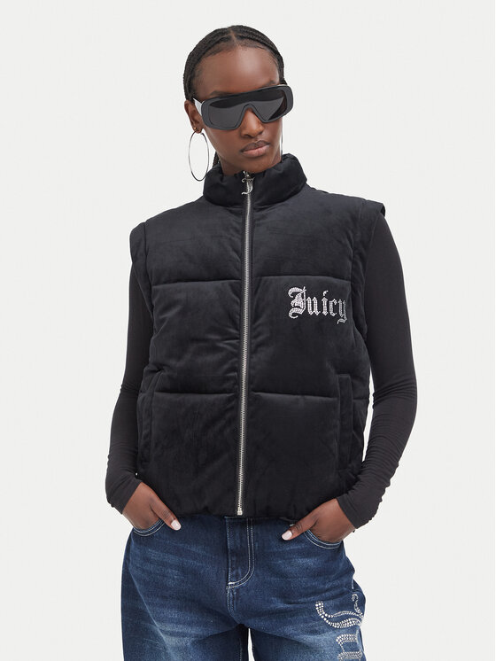 Juicy Couture Juicy Couture Зимова куртка JCOGL226552 Чорний Regular Fit