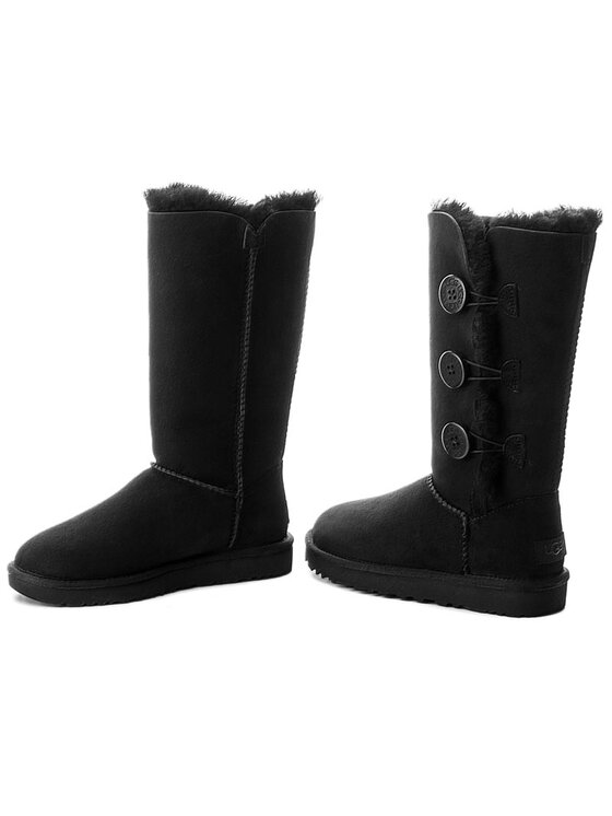 Ugg Ugg Апрески W Bailey Button Triplet II 1016227 Черен