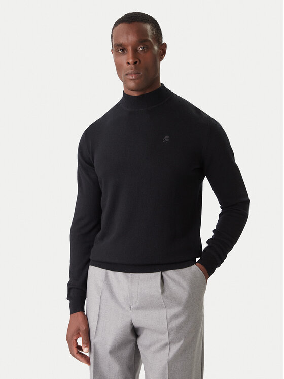 KARL LAGERFELD KARL LAGERFELD Rollkragenpullover 655002 554399 Schwarz Slim Fit