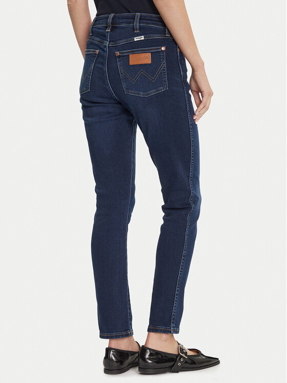 Wrangler Wrangler Τζιν Sienna 112371151 Σκούρο μπλε Slim Fit