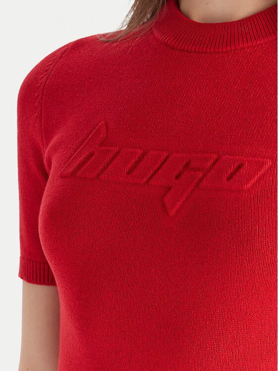 HUGO HUGO Kötött ruha Sbloggy 50543324 Piros Slim Fit