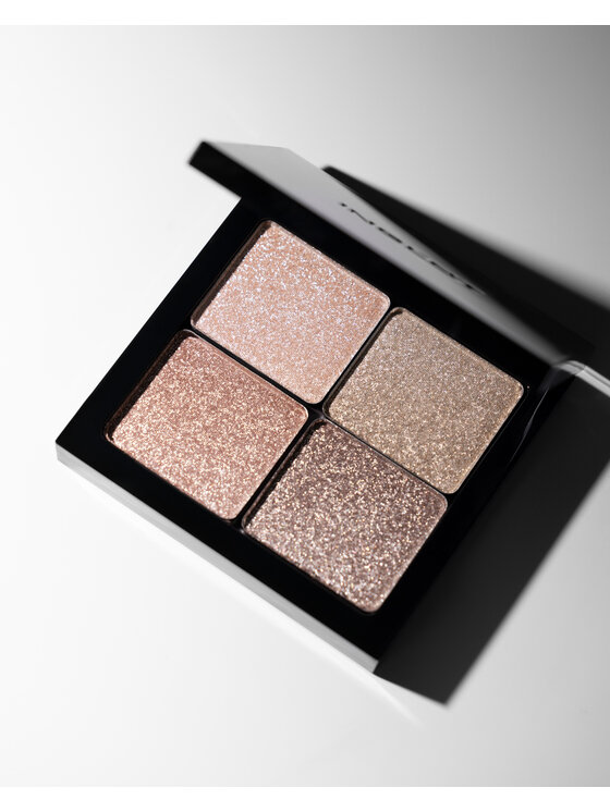 INGLOT INGLOT Kasetka Flexi Freedom System z lusterkiem Paleta cieni do powiek Czarna