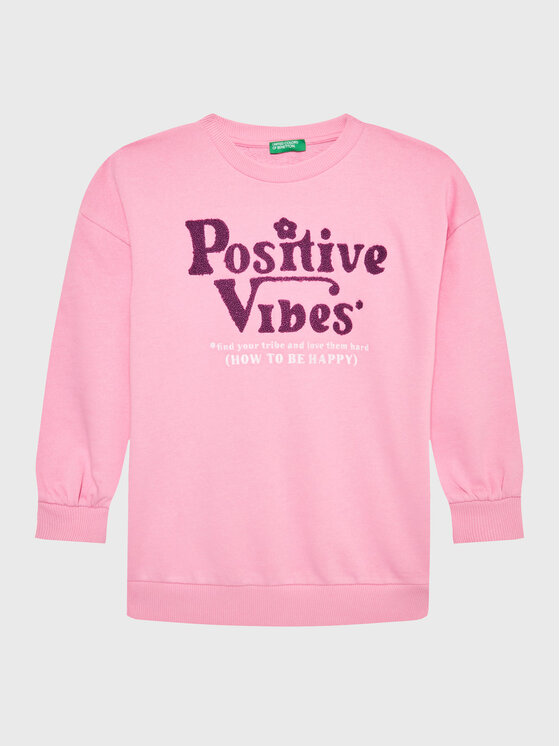 United Colors Of Benetton United Colors Of Benetton Sweatshirt 3J68C10AX Rosa Oversize