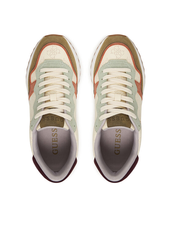 Guess Guess Sneakersy FLPVN5 FAM12 Écru