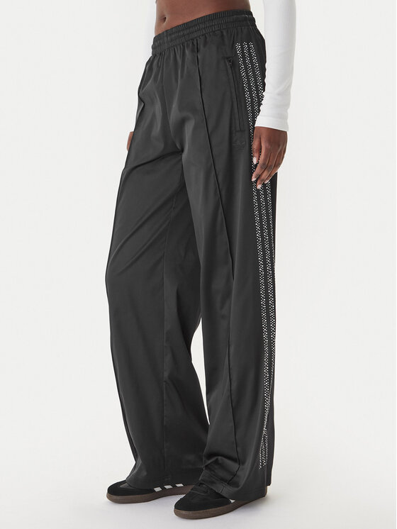 adidas adidas Pantaloni trening Pearl Firebird KC7863 Negru Loose Fit