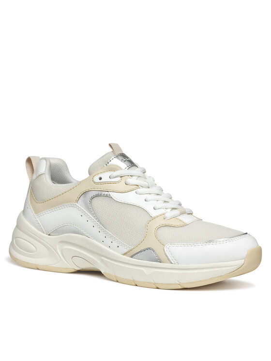 Geox Geox Sneakersy D Zarvia D55YLA 01454 C1Z1S Biały