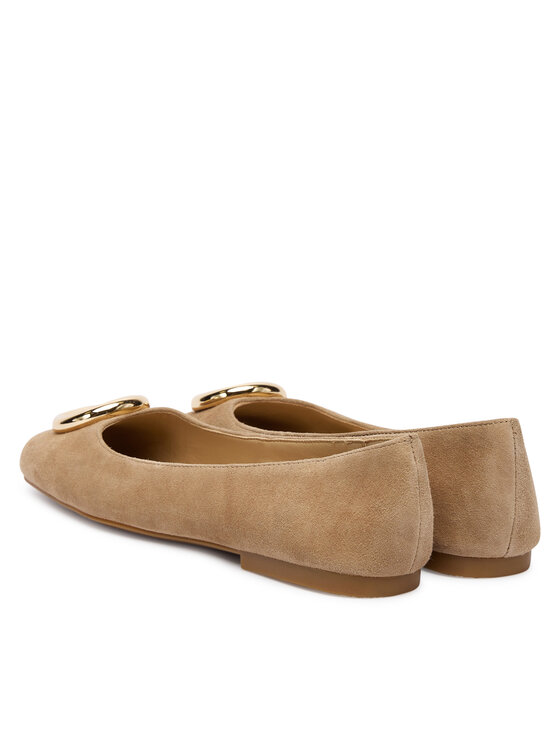 MICHAEL Michael Kors MICHAEL Michael Kors Ballerinas Milan 40F5MLFP1S Braun