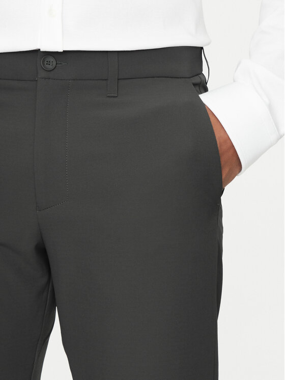 BOSS BOSS Hlače iz tkanine T_Commuter 50534303 Siva Slim Fit