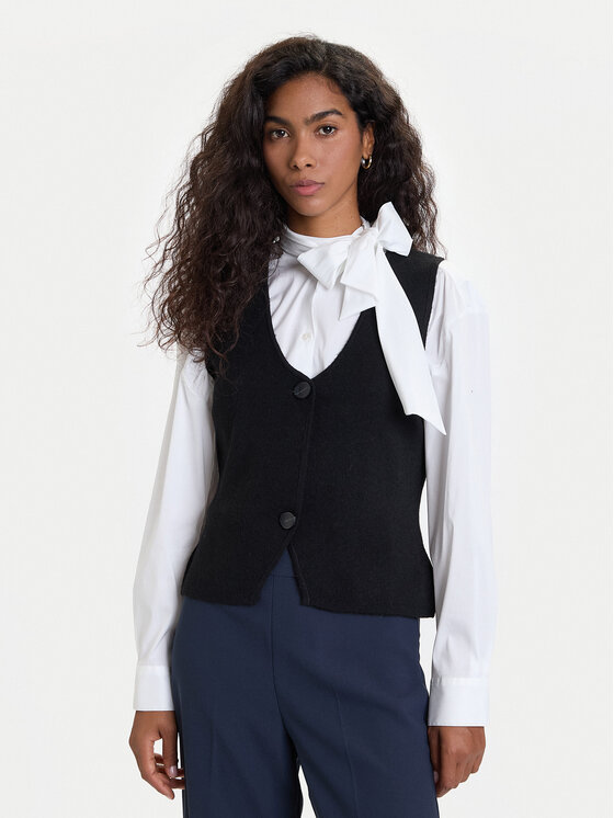 Vero Moda Vero Moda Vestă elegantă Brisa 10334682 Negru Regular Fit