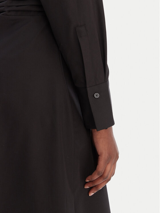 BOSS BOSS Košilové šaty Drepill 50553673 Černá Regular Fit