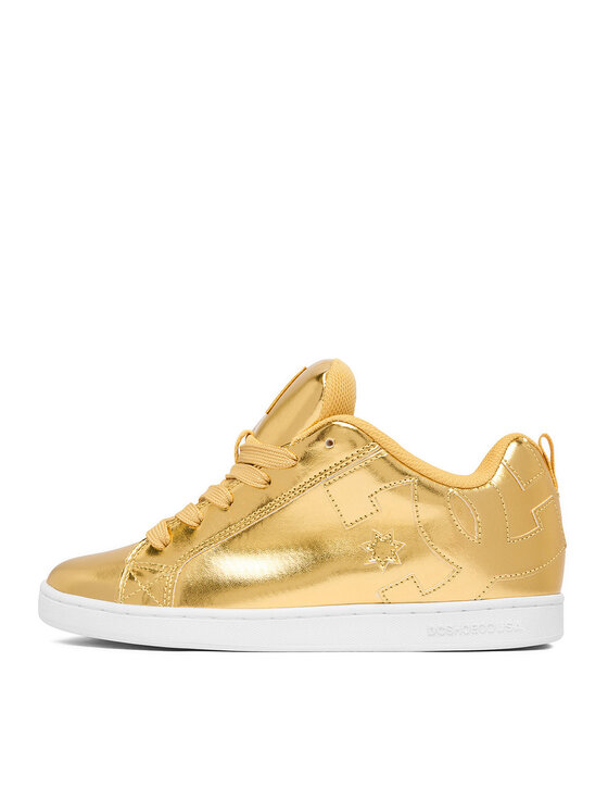 DC Shoes DC Shoes Sneakersy EO-COURT GRAFFIK DC01662116 Złoty