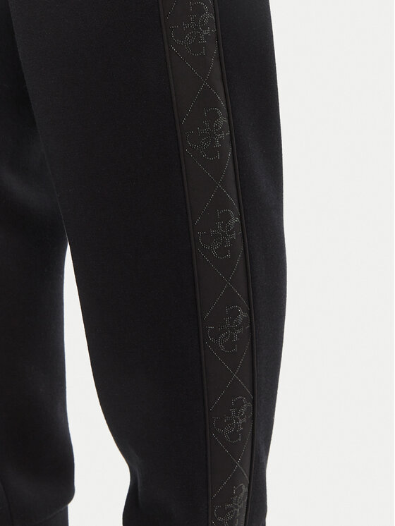 Guess Guess Teplákové kalhoty W5YB11 KBYE2 Černá Regular Fit