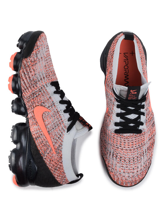 nike air vapormax flyknit 3 grey orange