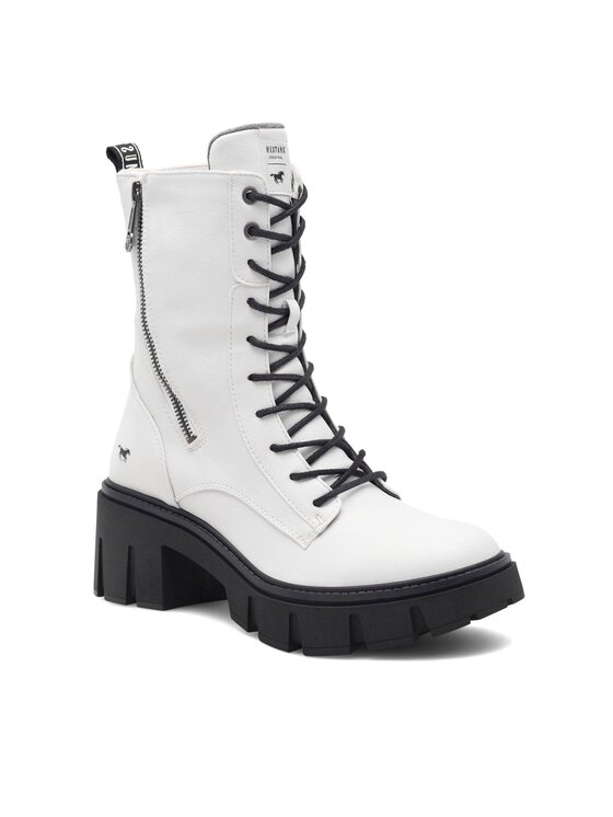 Mustang Mustang Stiefeletten 1471-502 Weiß