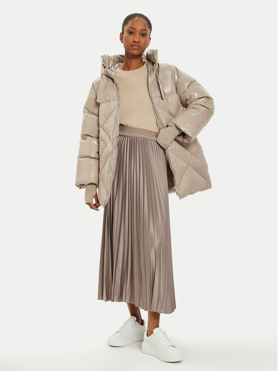 Marella Marella Gonna plissettata Agente1 2423106055 Beige Regular Fit