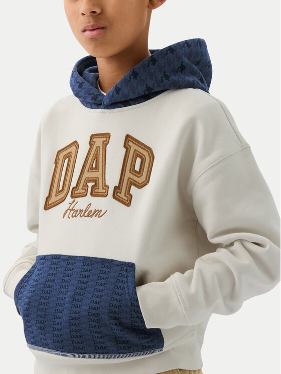 Gap Gap Džemperis 890857-00 Écru Relaxed Fit