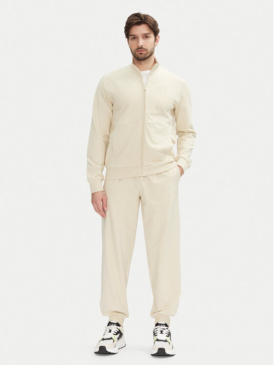 EA7 Emporio Armani Męski Dres, rozmiar S, Écru, 7M000235 AF13512 U1079