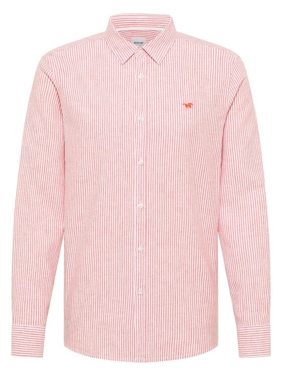 Mustang Mustang Camicia Style Rawlins Rosso Slim Fit
