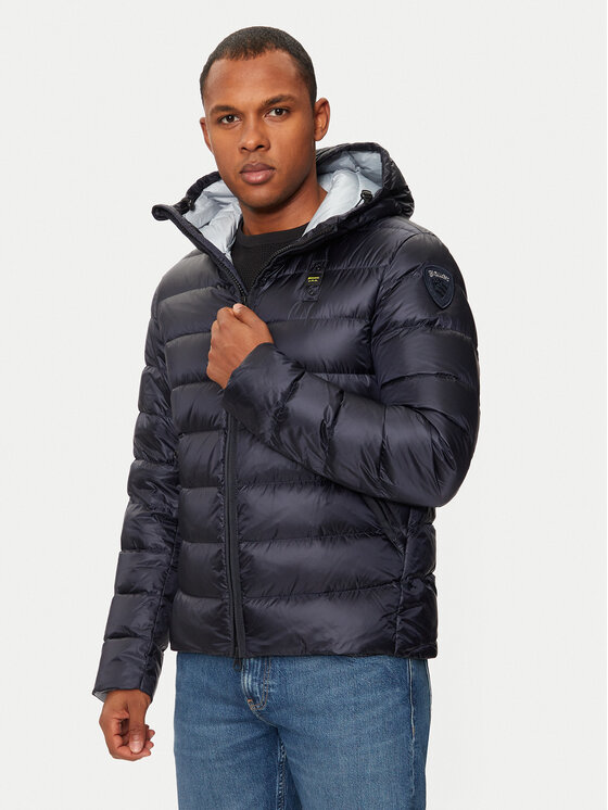 Blauer Blauer Pūkinė striukė 24WBLUC03023 888LU Tamsiai mėlyna Regular Fit